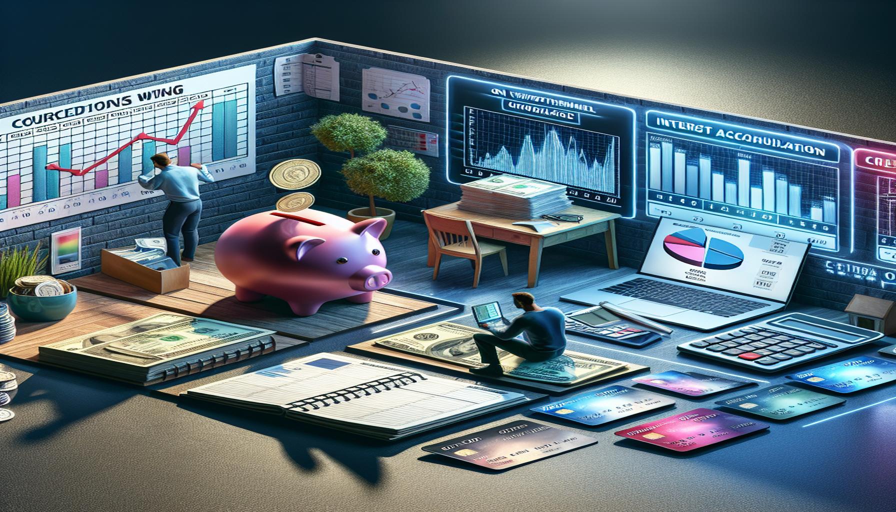 Starostlivosť pri splátkach nákupov na kreditnej karte, aby sa zabránilo akumulácii úrokov